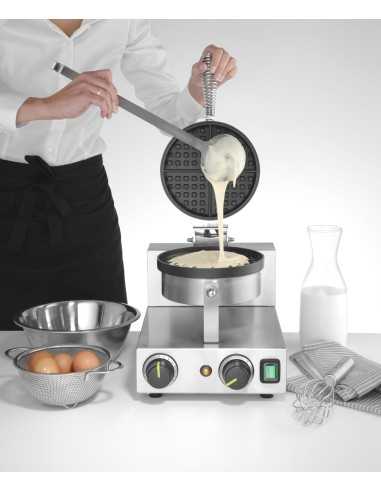 Professional waffle maker for 20 waffles per hour