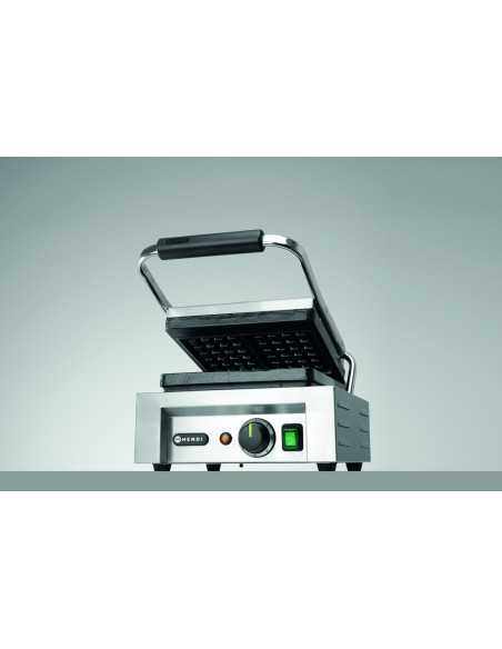 Piastra per waffel professionale per 2 cialde quadrate 4x6