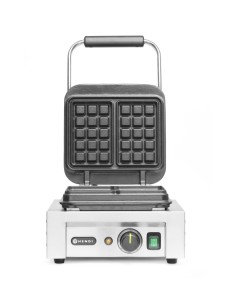 Gofrera profesional para 2 gofres cuadrados de 3 x 5