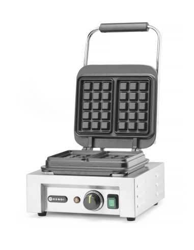 Professional waffle maker for 2 square waffles 3 x 5