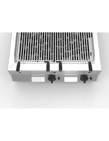 Griglia pietra lavica - cm 80 x 70 x 29.5 h