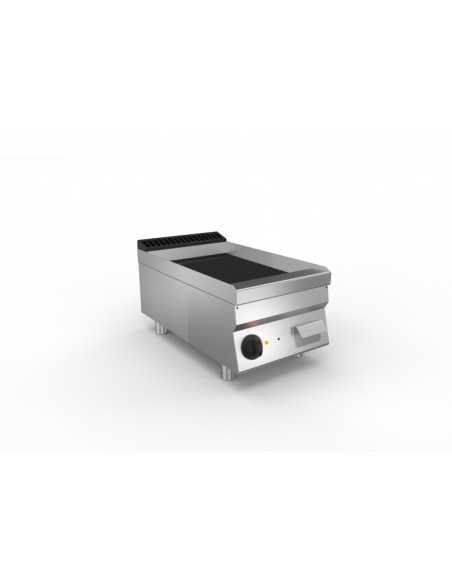 Fry top electric - Chrome smooth plate - cm 40 x 70 x 29.5 h