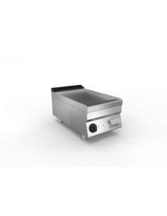 Fry top elettrico - Piastra liscia acciaio - cm 40 x 70 x... 2