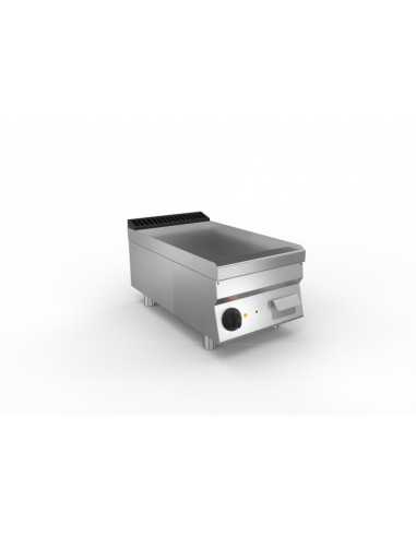 Fry top elettrico - Piastra liscia acciaio - cm...