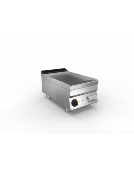 Fry top elettrico - Piastra liscia acciaio - cm 40 x 70 x 29.5 h