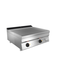 Fry top elettrico - Piastra liscia acciaio - cm 80 x 70 x... 2