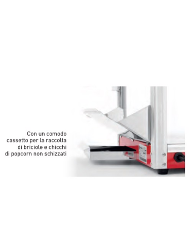 Máquina de palomitas - cm 56 x 42 x 77h