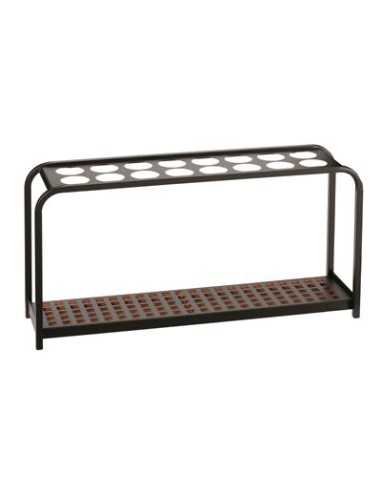 Umbrella stand - 16 seats - Black - Dimensions...