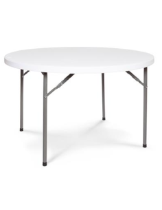 Round table - Foldable - N.6 places - Dimensions cm Ø 120...