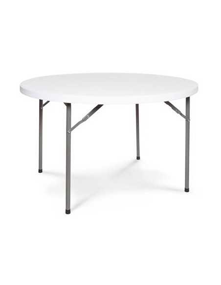 Round table - Foldable - N. 10/12 seats - Dimensions cm Ø 180 x 74 h
