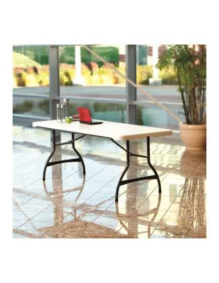 Rectangular table - Foldable - N. 8/10 places - Dimensions cm 244 x 76 x 74 h