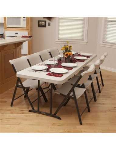 Rectangular table - Foldable - N. 8/10 places -...
