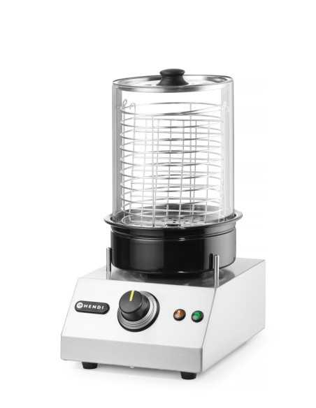 Macchina scalda e cuoci wurstel - Con campana in vetro