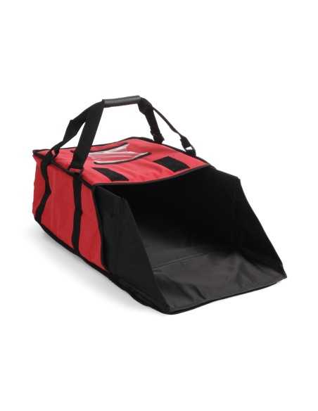 Borsa per pizza - Rossa - 4 cartoni - Termica - Dimensioni cm 46 x 46 x 21h