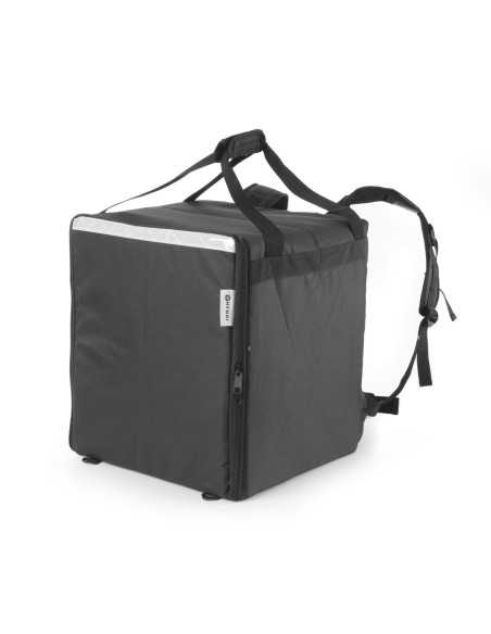 Mochila de entrega de alimentos - Negro - Hasta 10 tarjetas de pizza - Termal - cm 41 x 41 x 49h