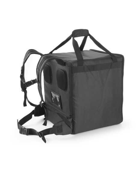 Mochila de entrega de alimentos - Negro - Hasta 10 tarjetas de pizza - Termal - cm 41 x 41 x 49h