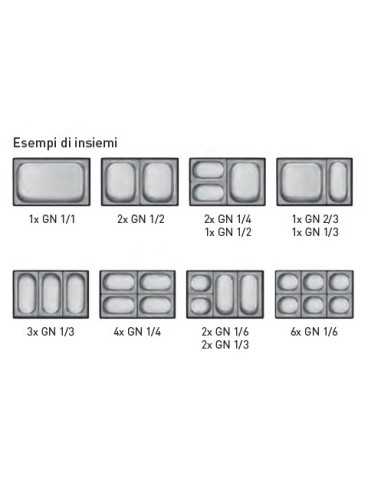 Contenitore termico GN 1/1 - Coperchio - cm 63...