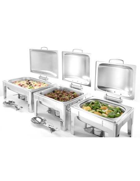 Chafing dish - GN 1/1 - Contenitore per combustibile - mm 570 x 430 x 290h