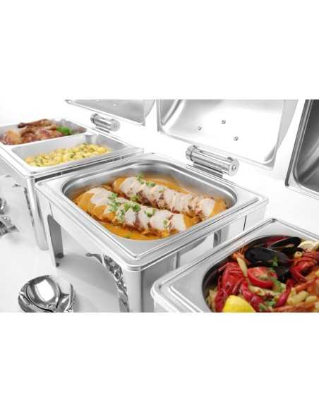 Plato de caza GN 1/1 - Contenedor de combustible - mm 570 x 405 x 320h