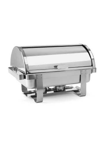 Chafing dish - Teglia GN 1/1 - Contenitore per combustibile - mm 590 x 340 x 400h