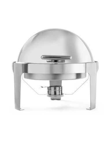 Chafing dish rotondo - Contenitore per combustibile - mm 510 x 540 x 480h