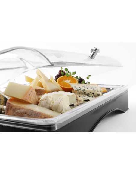 Conjunto de bandeja con placa de refrigeración - Gastronorm 1/1 - mm 555 x 357 x 175h