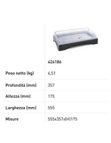 Set tray with refrigeration plate - Gastronorm...