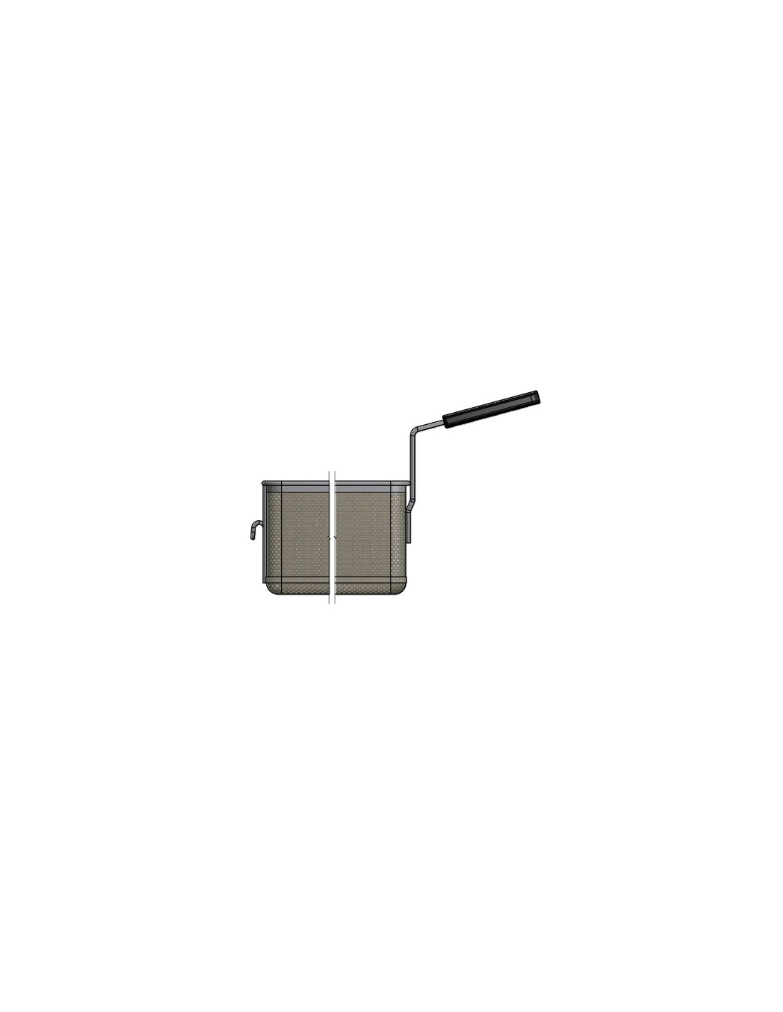 Basket with hook 1/3 for CP-66 - Dimensions cm. 15x 26x 20h