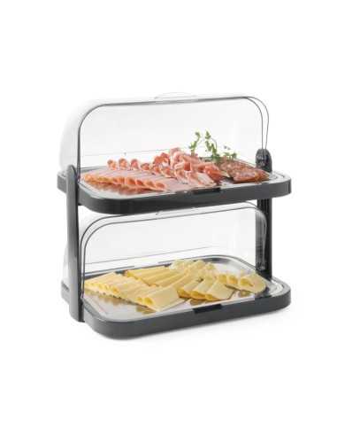 Tablón de Anuncios Refrigerado Doble Rolltop - ABS - mm 440 x 320 x 440h