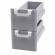 Chest of drawers 300/400/600 - N. 2 drawers with stainless steel tub Telescopic guides - Dimensions cm. 39.5x 51x 47.5h