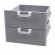 Cassettiera 300/400/600 - N. 2 drawers with stainless steel tub telescopic guides - Dimensions cm. 59,5x 51x 47