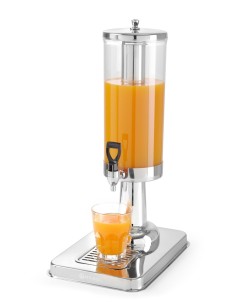 Juice and beverage dispenser 3 liters with ice cylinder 2