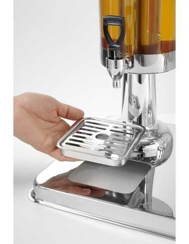 Dispensador de zumos y bebidas de 3 litros con cilindro de hielo.