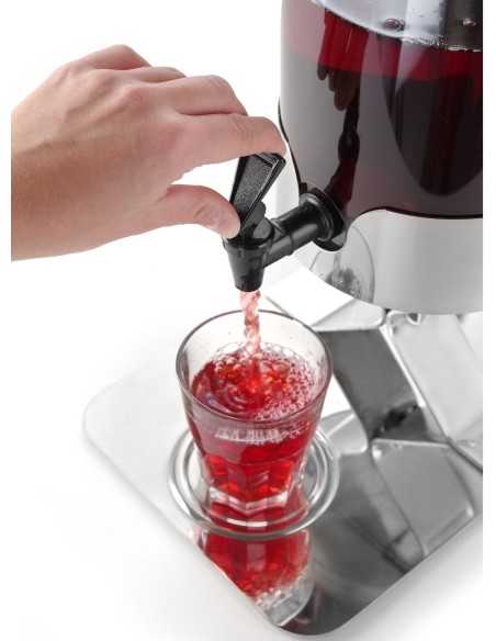 Juice and beverage dispenser 5 liters with ice cylinder Juice and beverage dispenser 5 liters with ice cylinder