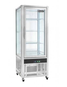 Refrigerated display case pastry - Ventilate - Temperature +2 + 8 °C - Capacity 468 lt - cm 70.6 x 70.6 x 180 h