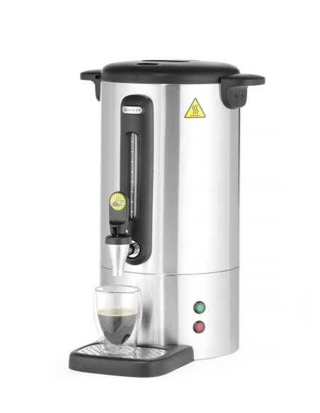 Electric coffee percolator 7 liters in steel and polypropylene