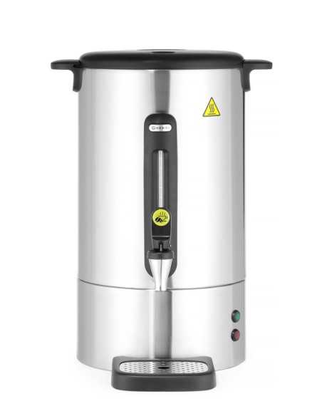 Electric coffee percolator 14 liter in steel and polypropylene