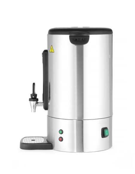 Electric coffee percolator 14 liter in steel and polypropylene