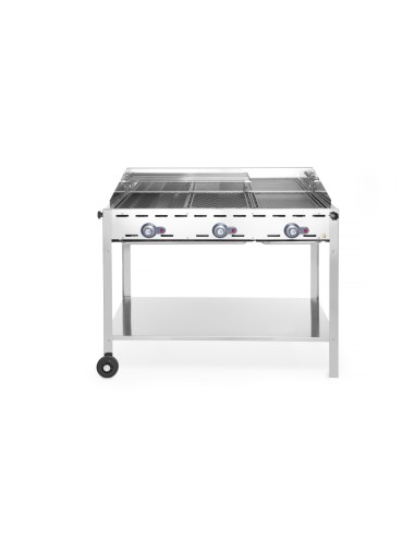 Gas barbecue - 3 burners - mm 1078 x 612 x 825h