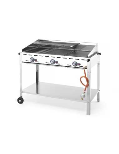 Gas barbecue - 3 burners - mm 1078 x 612 x 825h
