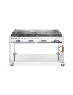 Barbacoa de gas - 4 quemadores - mm 1400 x 612 x 825h 2