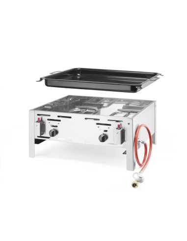 Barbecue a gas - Da banco - mm 650 x 540 x 300h