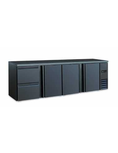 Retrobanco - 3 Porte e 2 cassetti - Capacità 586 Lt. - Cm 254.2 x 51.3 x 86 h