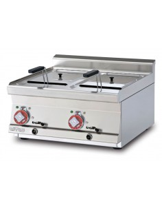 Professional Electric Fryer - Capacity 10+10 liters - cm...