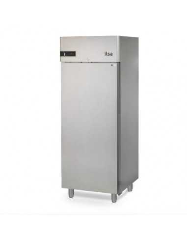 Armadio refrigerato - Capacità  700 L - Temperatura -2° +8°C - Ventilato - Griglie GN2/1 - cm 77 x82 x 202.5 h