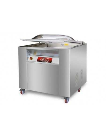 Confezionatrice campana - Ruote - Barra saldante 90 + 50 cm - cm 104 x 70 x 105 h