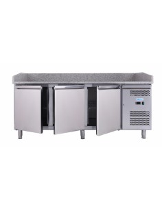 Pizza counter 3 door - cm 202 x 80 x 100 h