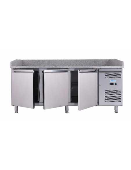 Mostrador para pizza de 3 puertas - cm 202 x 80 x 100 h Mostrador para pizza de 3 puertas - cm 202 x 80 x 100 h