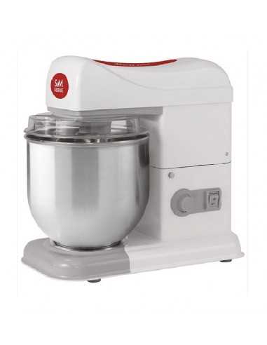 Impastatrice planetaria - Vasca cm 22 x 20.5h - Testa ribaltabile - Vasca in acciaio inox - cm 23 x 40 x 42 h