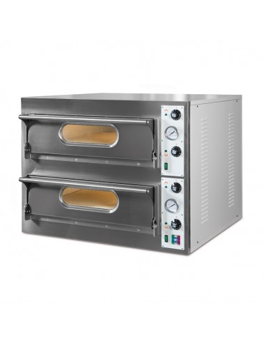 Electric oven - pizzas (Ø33 cm6+6 - cm 94 X 125 X 71 h